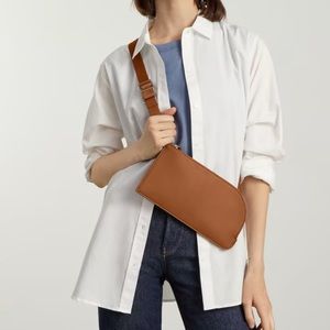 Everlane Cactus Leather Sling Crossbody Bag